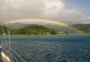 Rainbow from the anchorage.